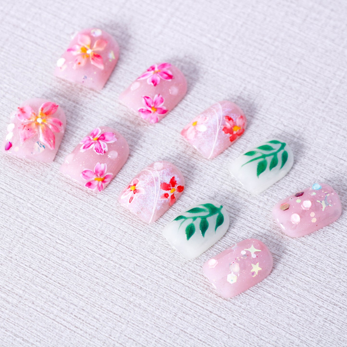 Blossom Radiance Press on Nail =