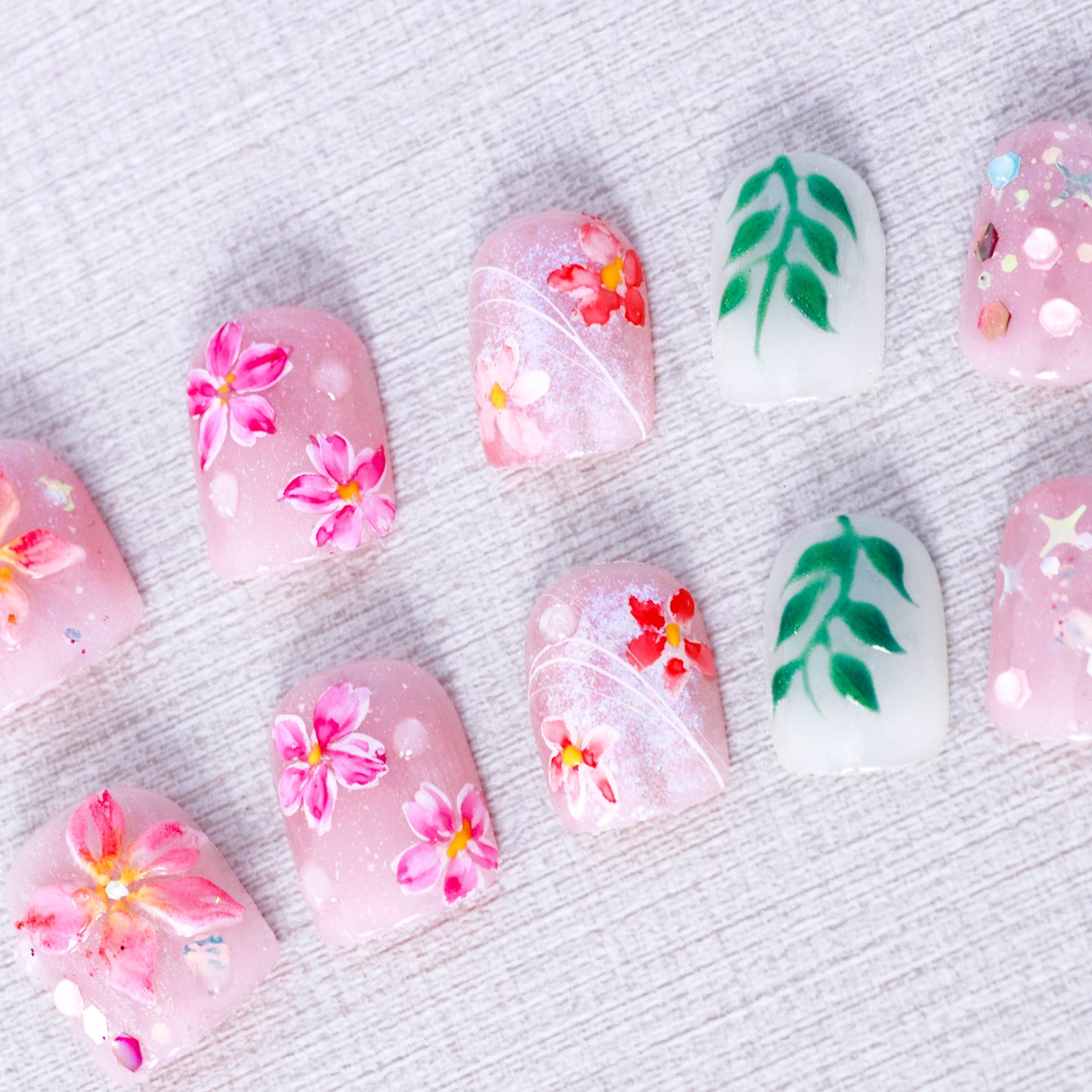 Blossom Radiance Press on Nail =