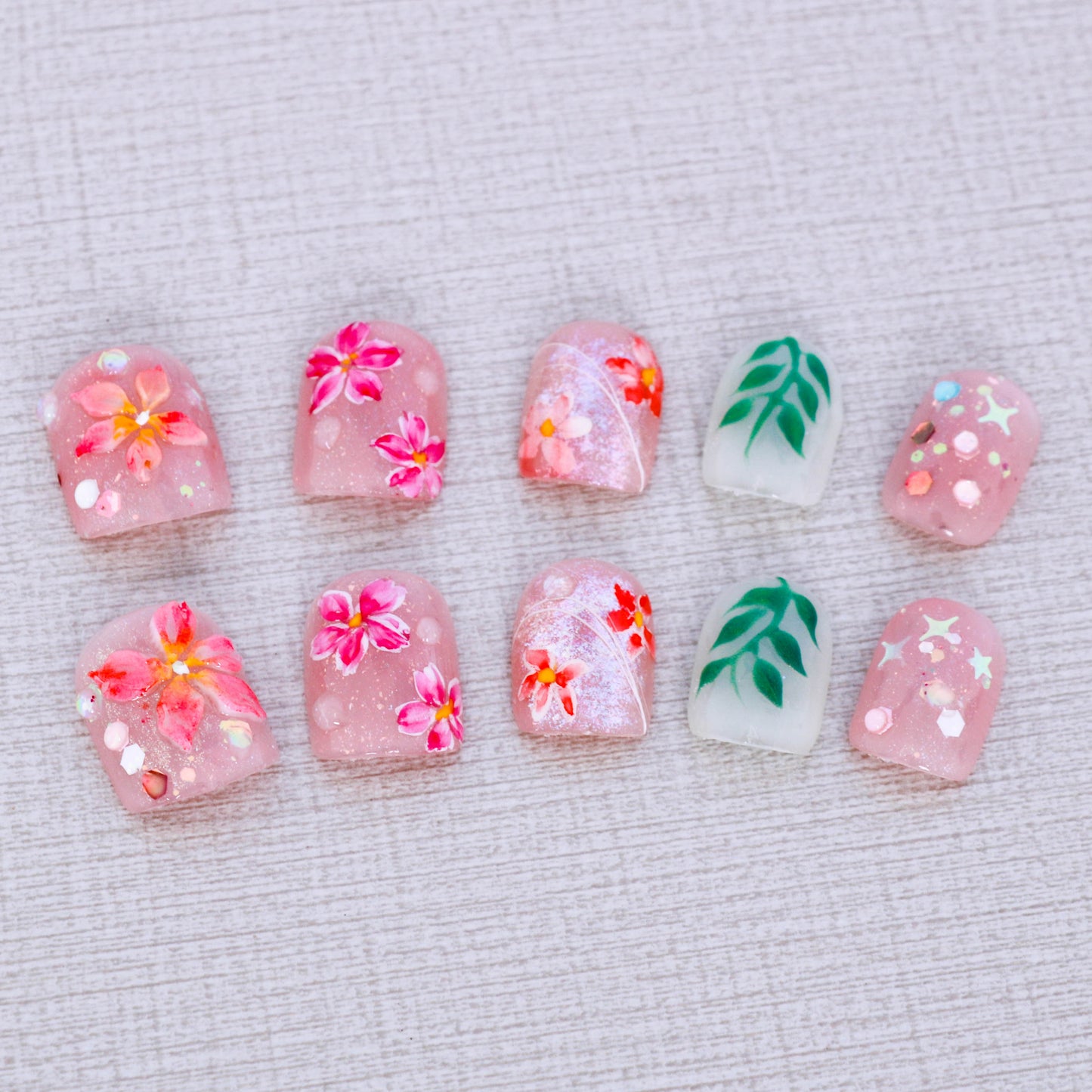 Blossom Radiance Press on Nail =