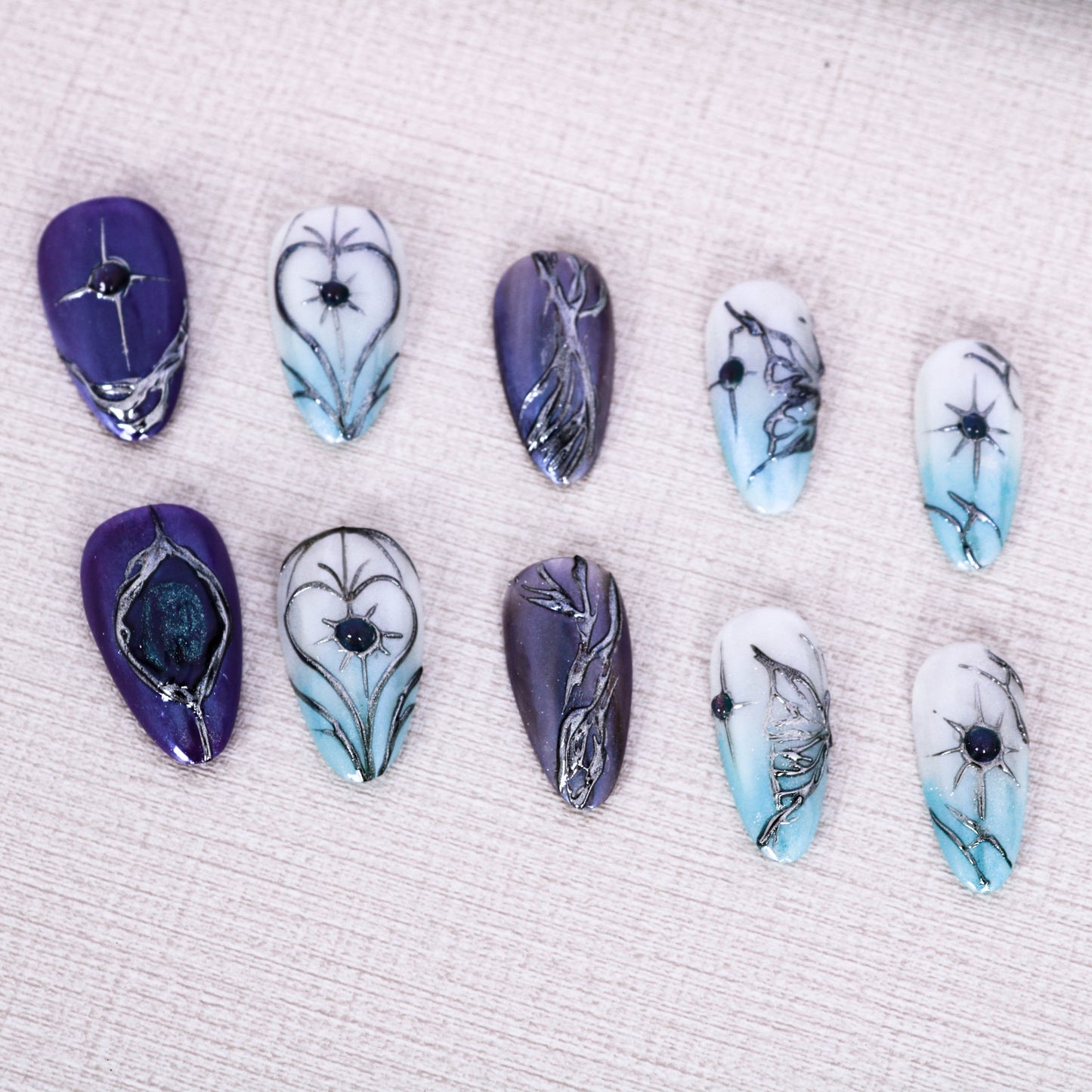 Mystic Enchantment Chrome Press On Nail