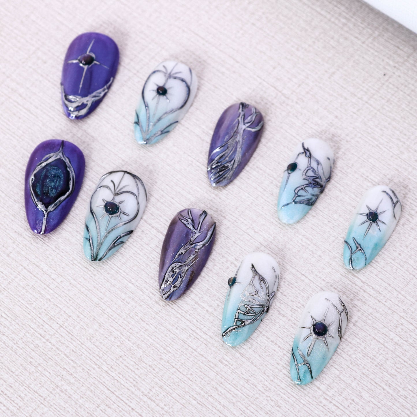 Mystic Enchantment Chrome Press On Nail