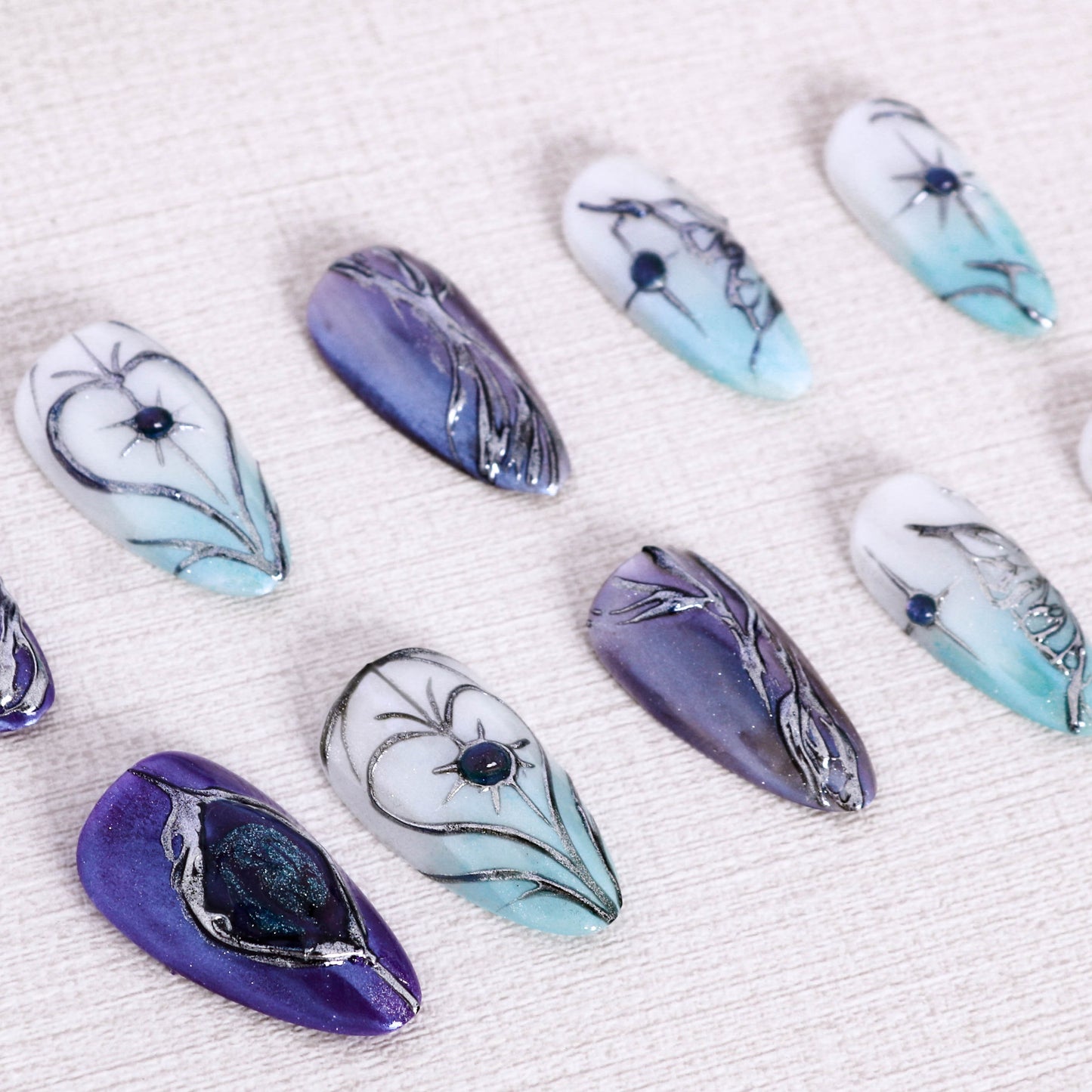 Mystic Enchantment Chrome Press On Nail