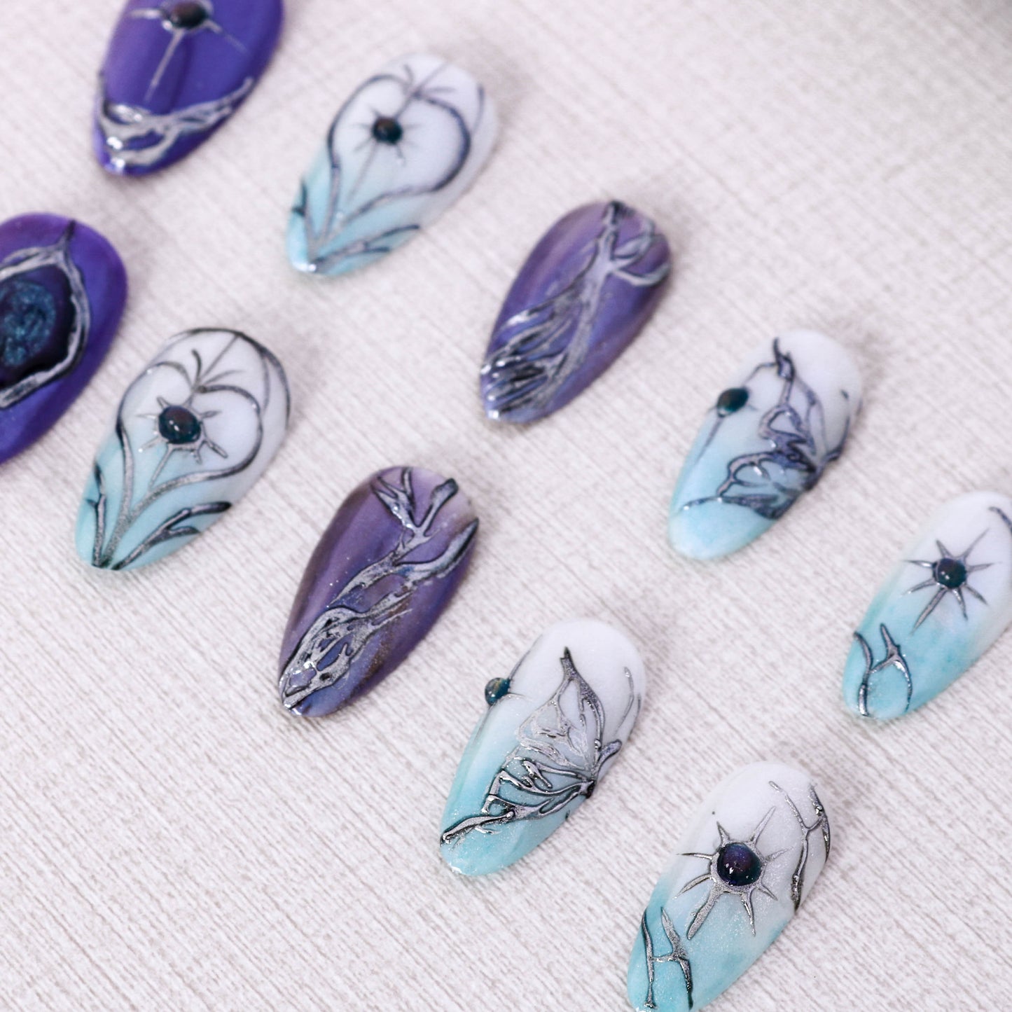 Mystic Enchantment Chrome Press On Nail