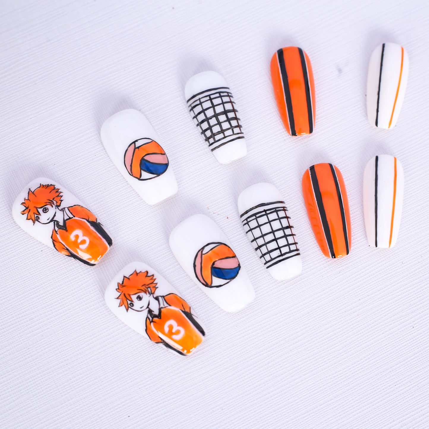 Hinata's Game Press On Nail
