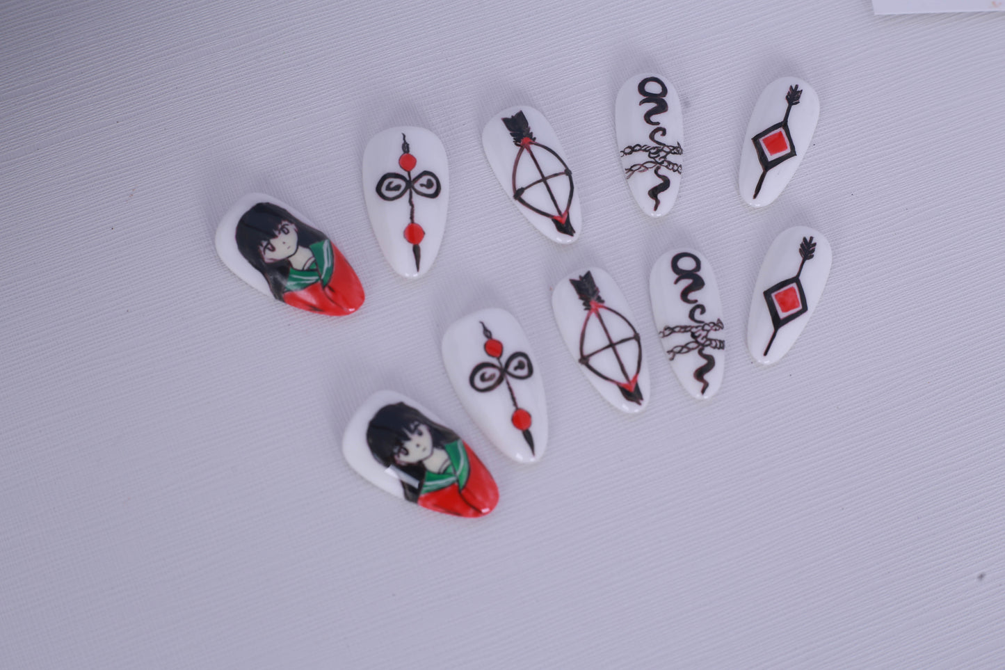 Anime Archer's Charm Press On Nail