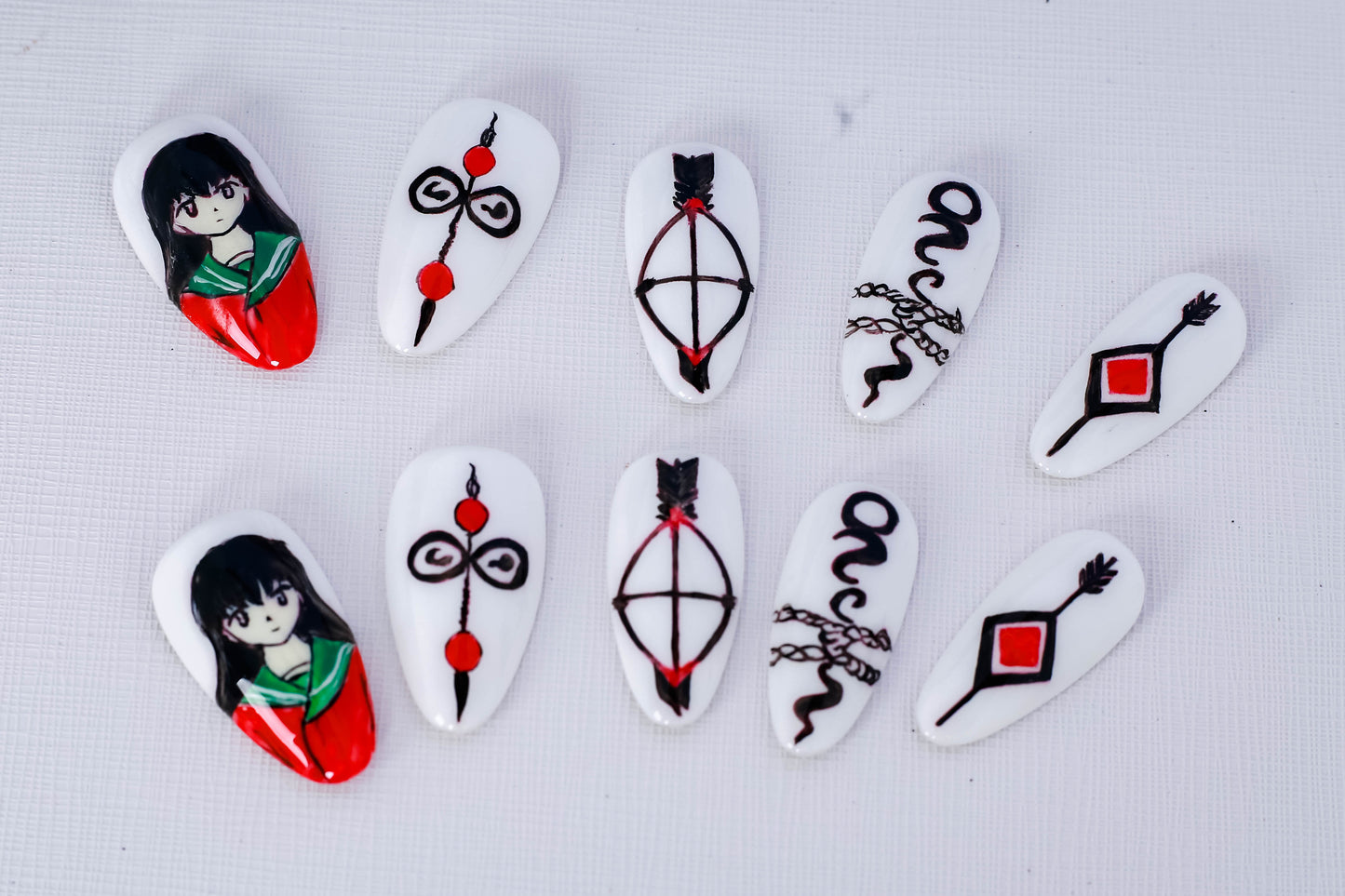 Anime Archer's Charm Press On Nail