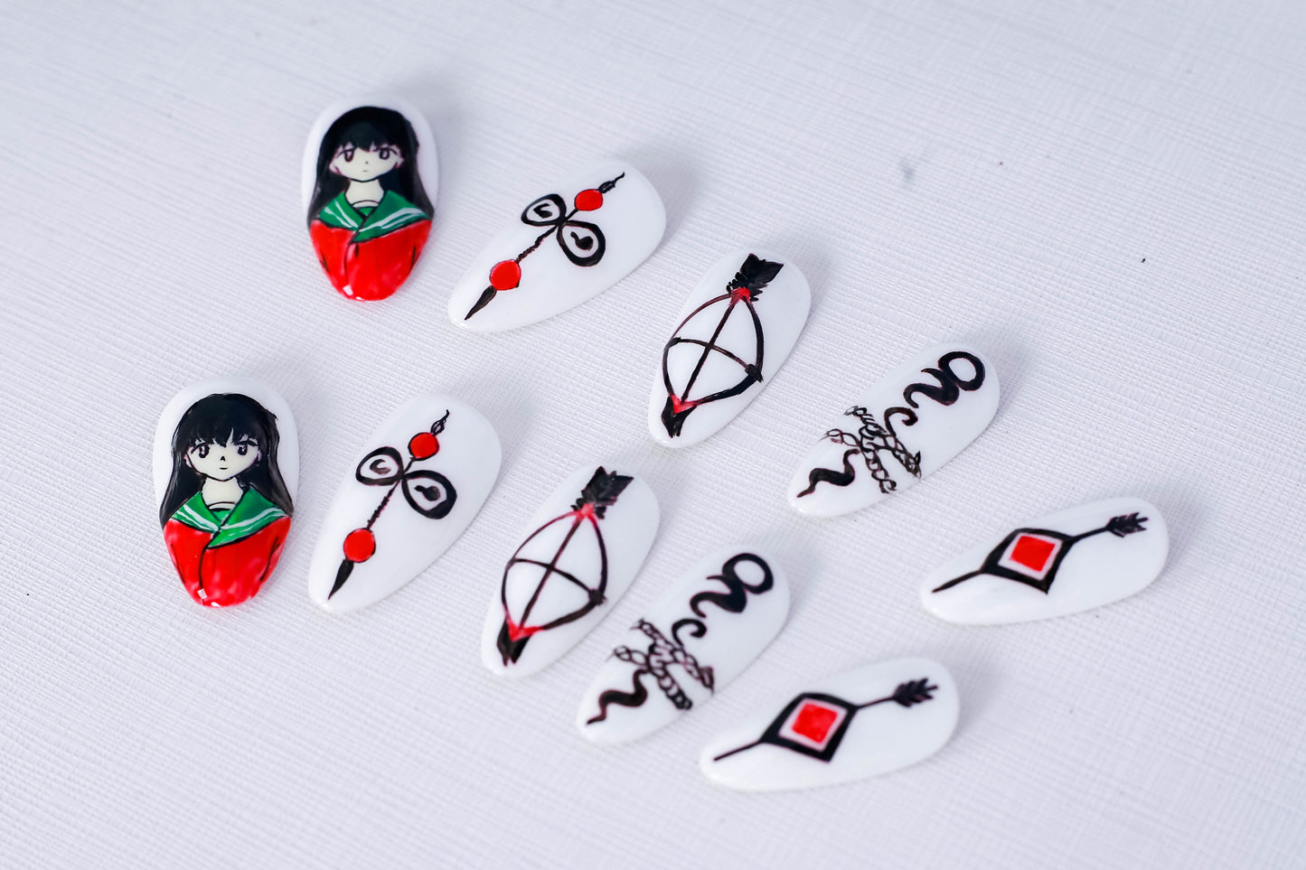 Anime Archer's Charm Press On Nail
