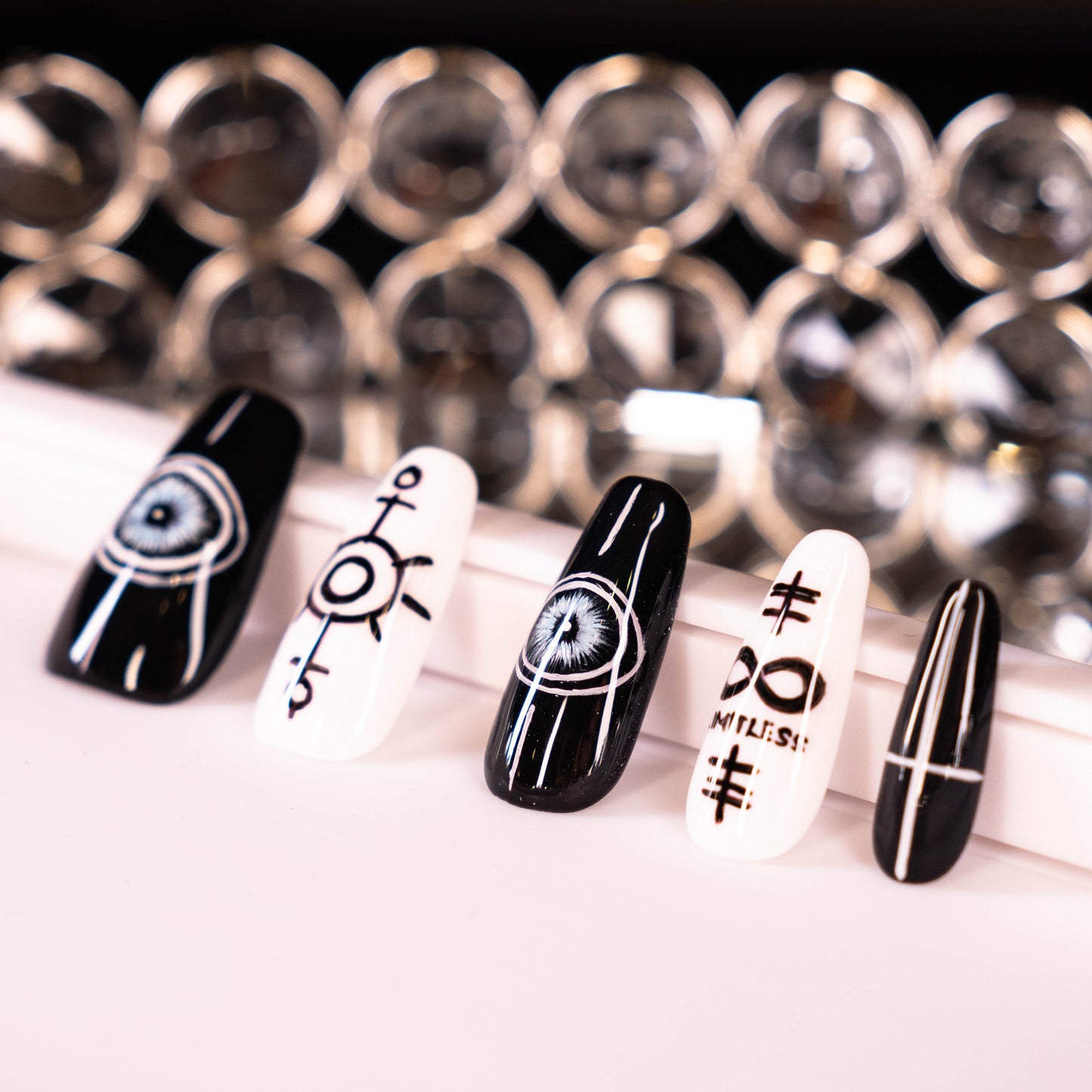 Limitless Geometric Vision Press on Nail