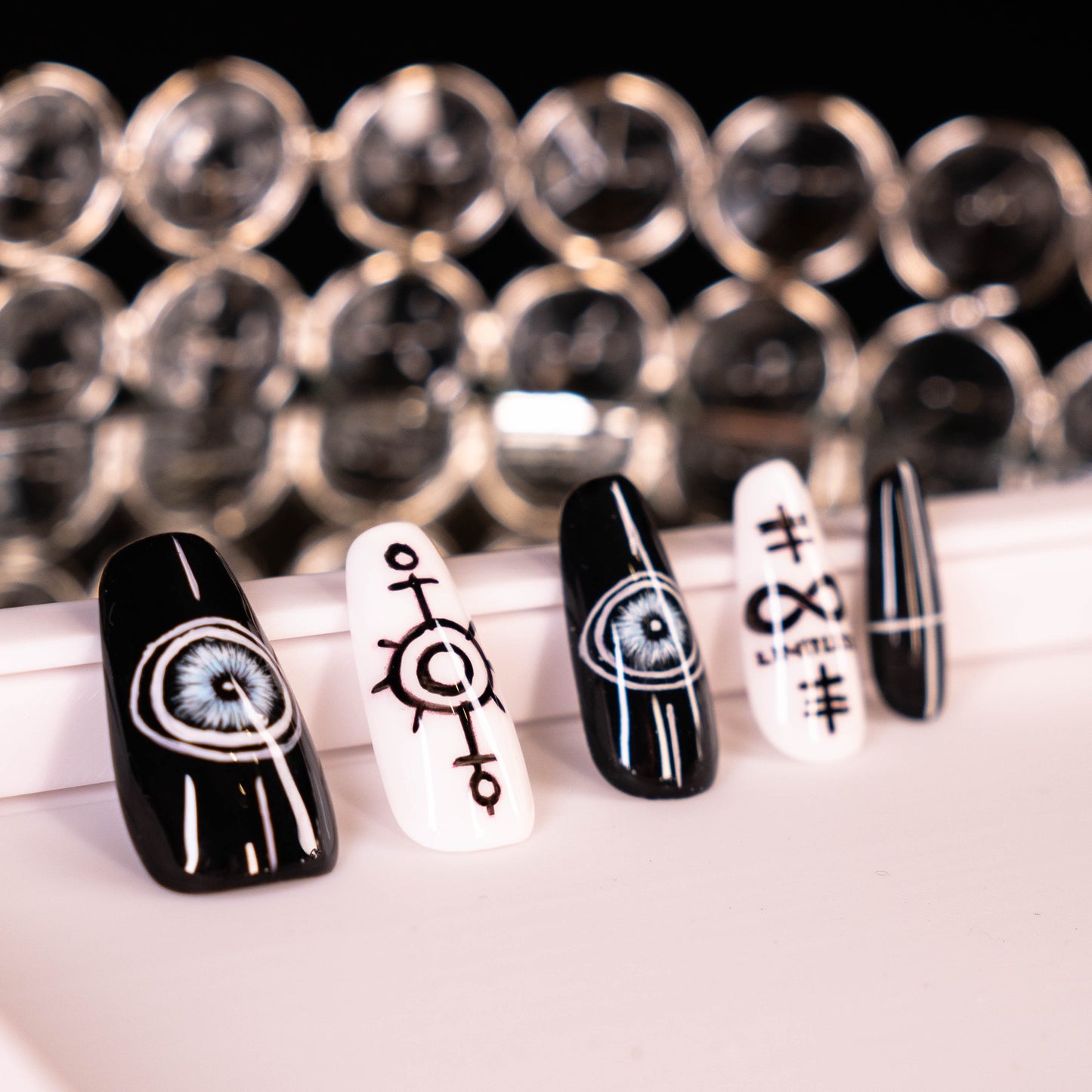 Limitless Geometric Vision Press on Nail