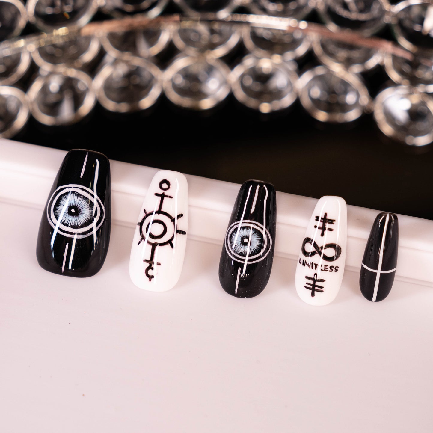 Limitless Geometric Vision Press on Nail