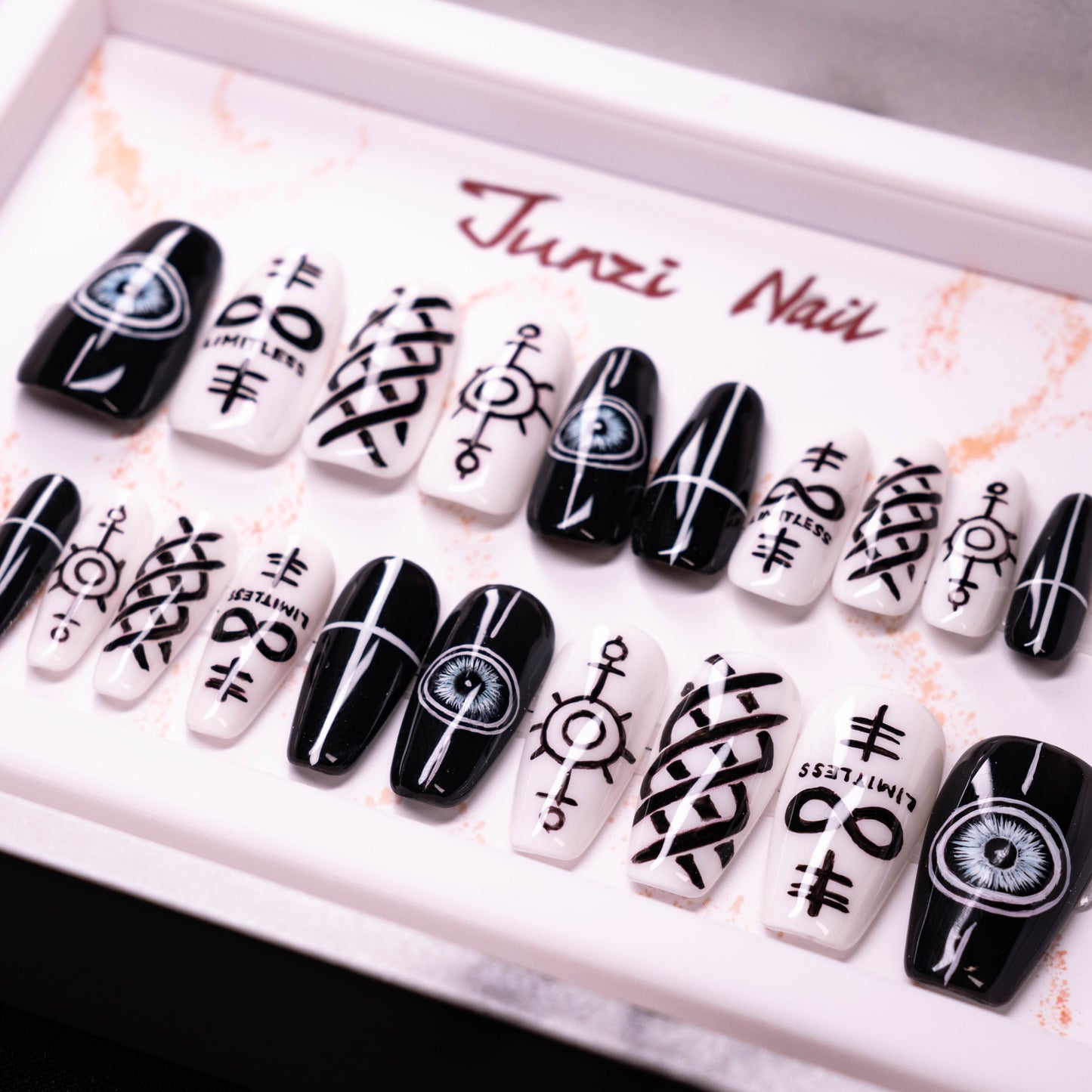 Limitless Geometric Vision Press on Nail
