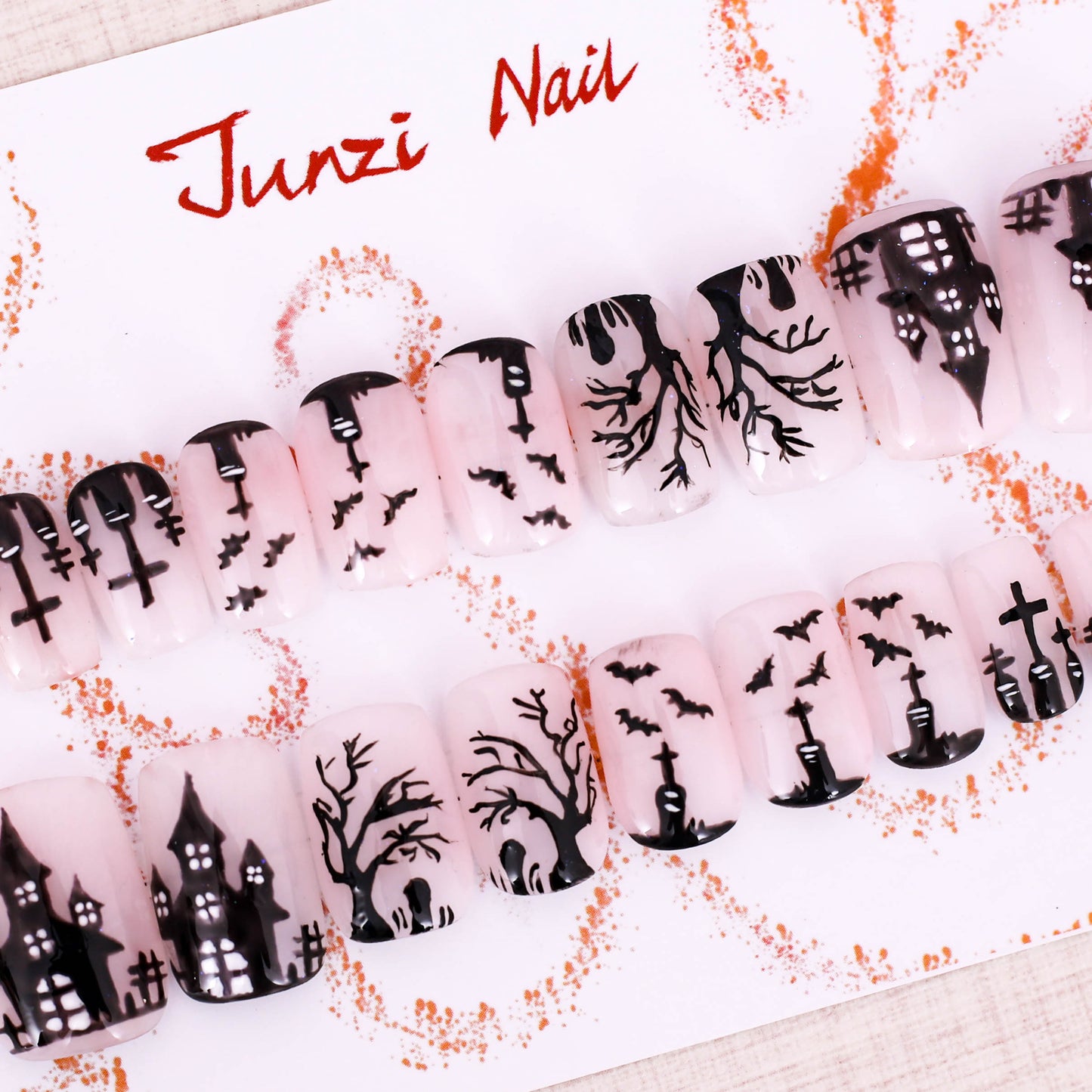 Haunted Night Elegance Press On Nail