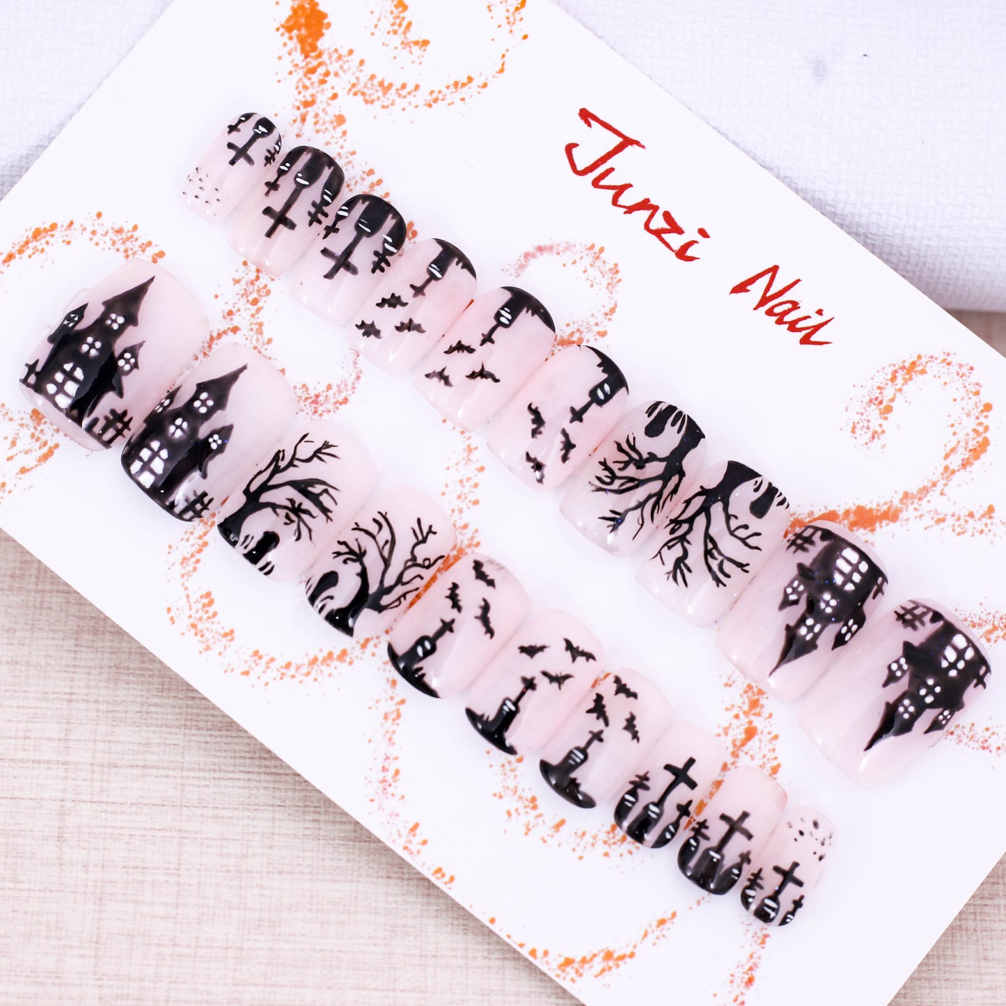 Haunted Night Elegance Press On Nail