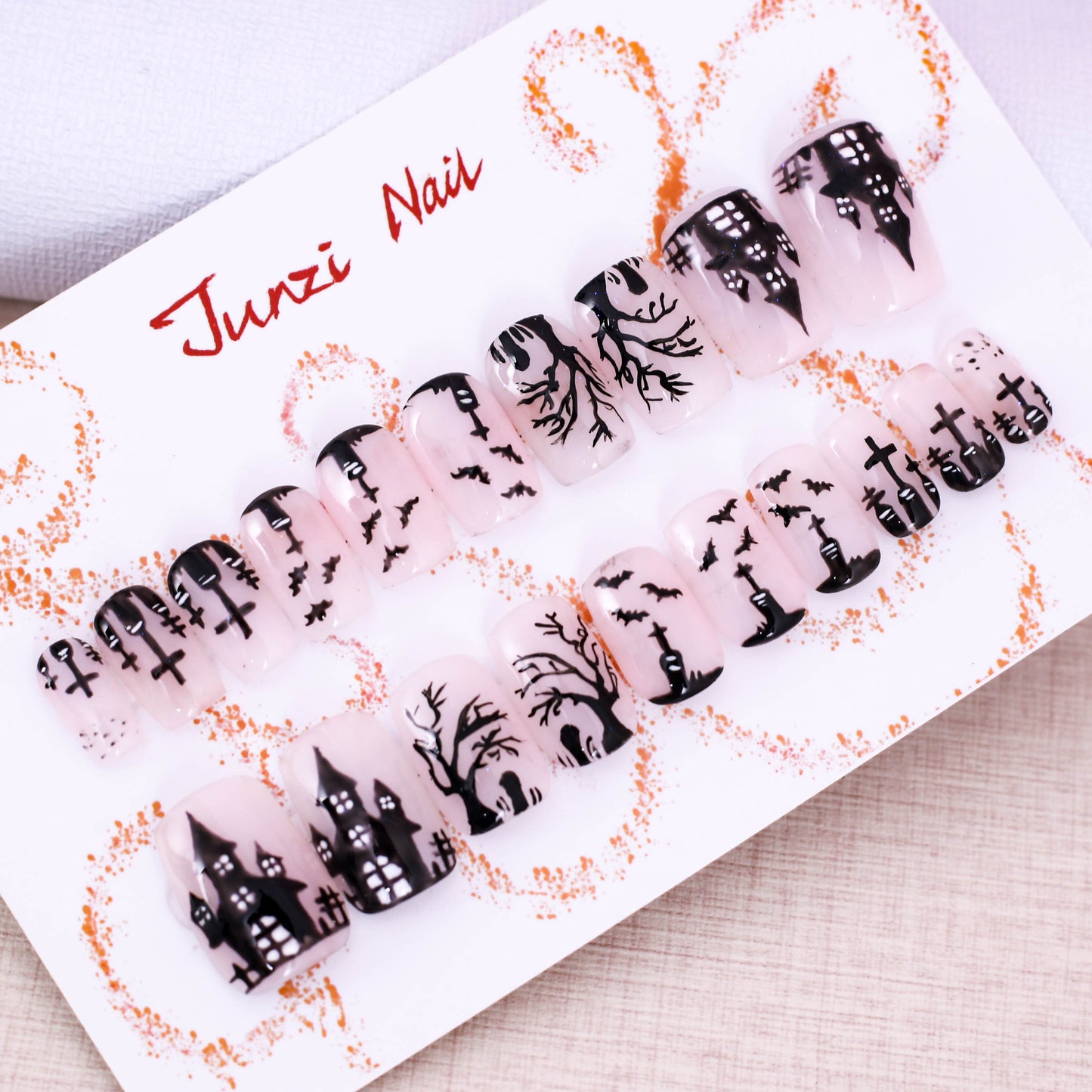 Haunted Night Elegance Press On Nail