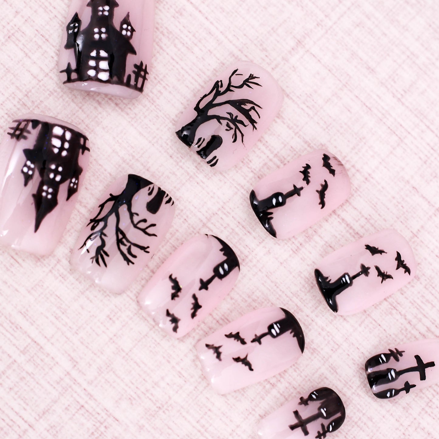 Haunted Night Elegance Press On Nail