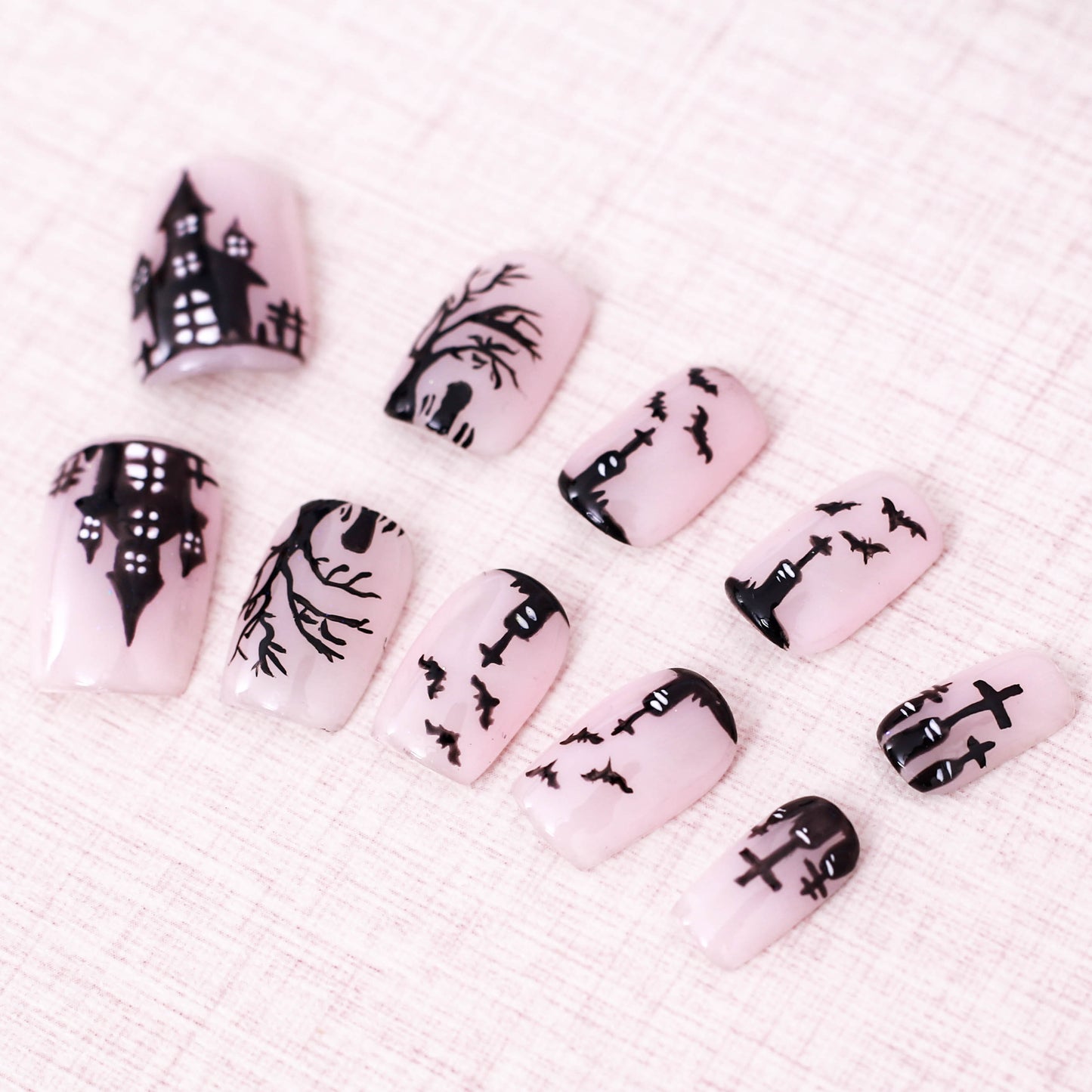 Haunted Night Elegance Press On Nail