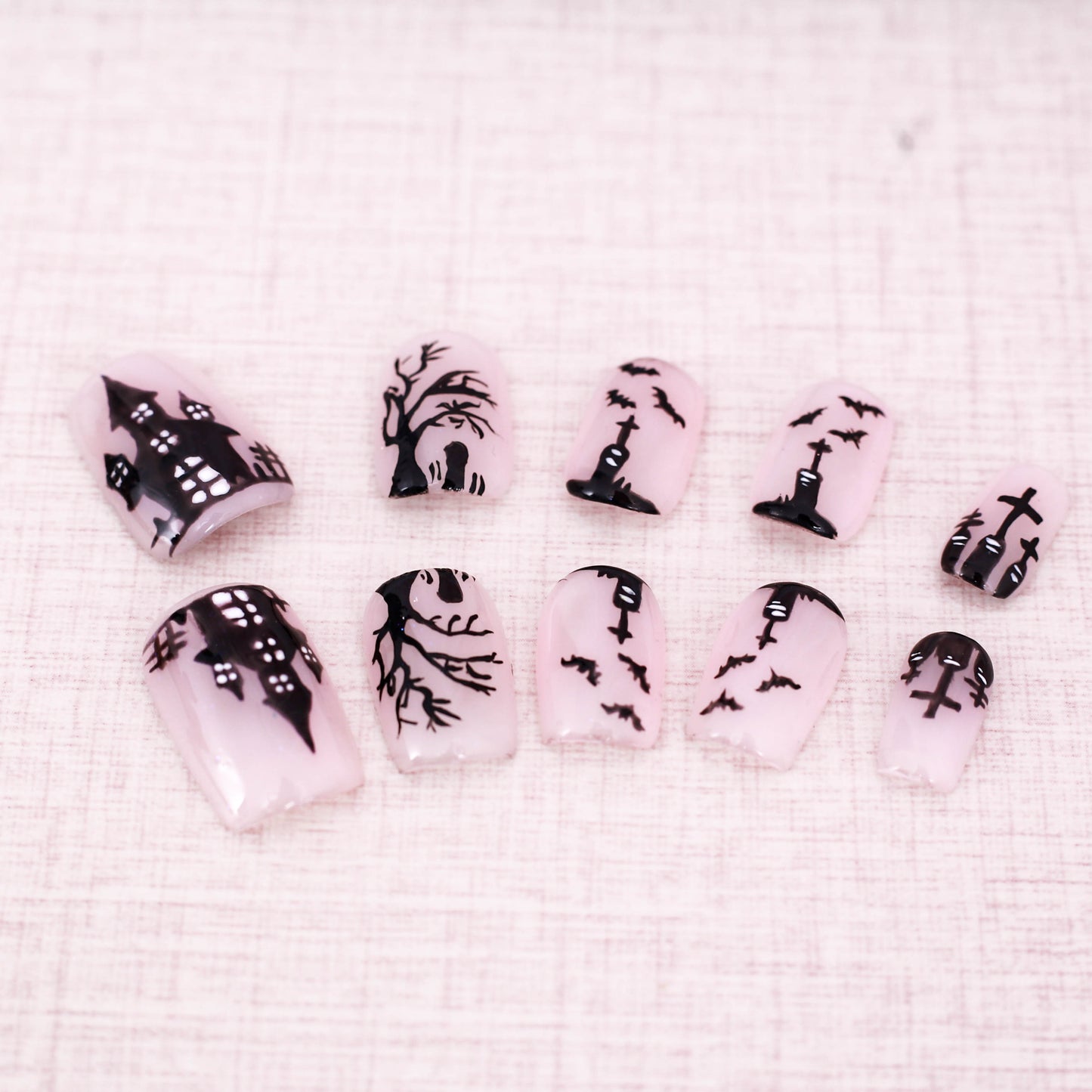 Haunted Night Elegance Press On Nail