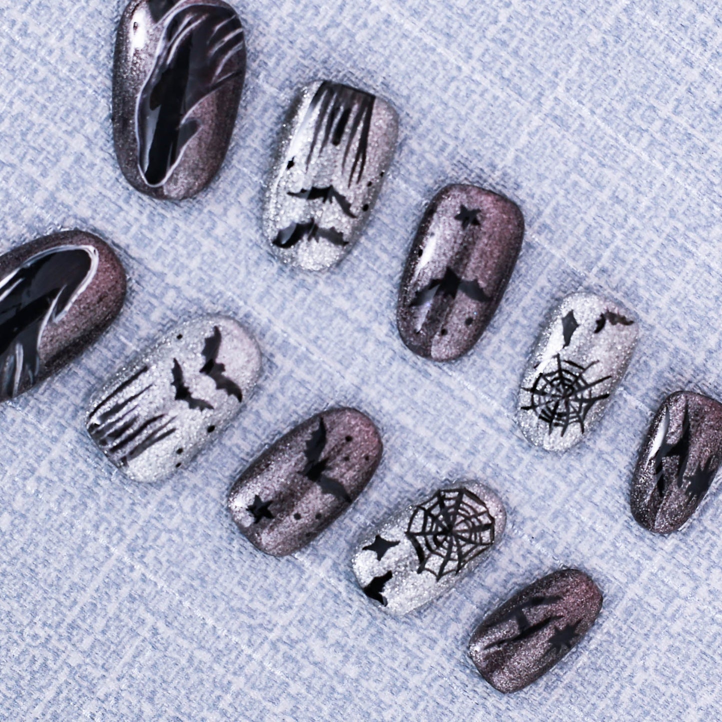 Midnight Shadows Press On Nail