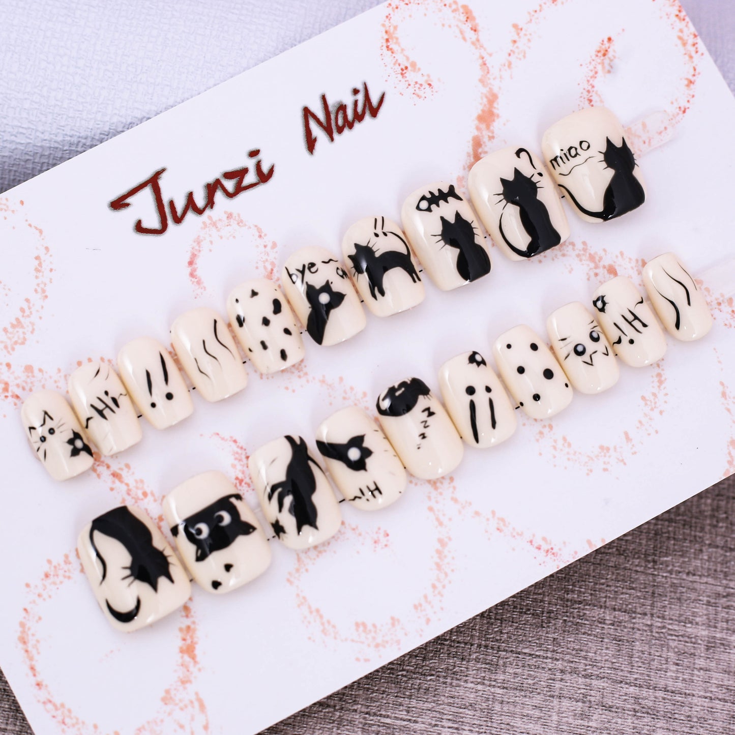 Neko Kawaii Paws Press On Nail