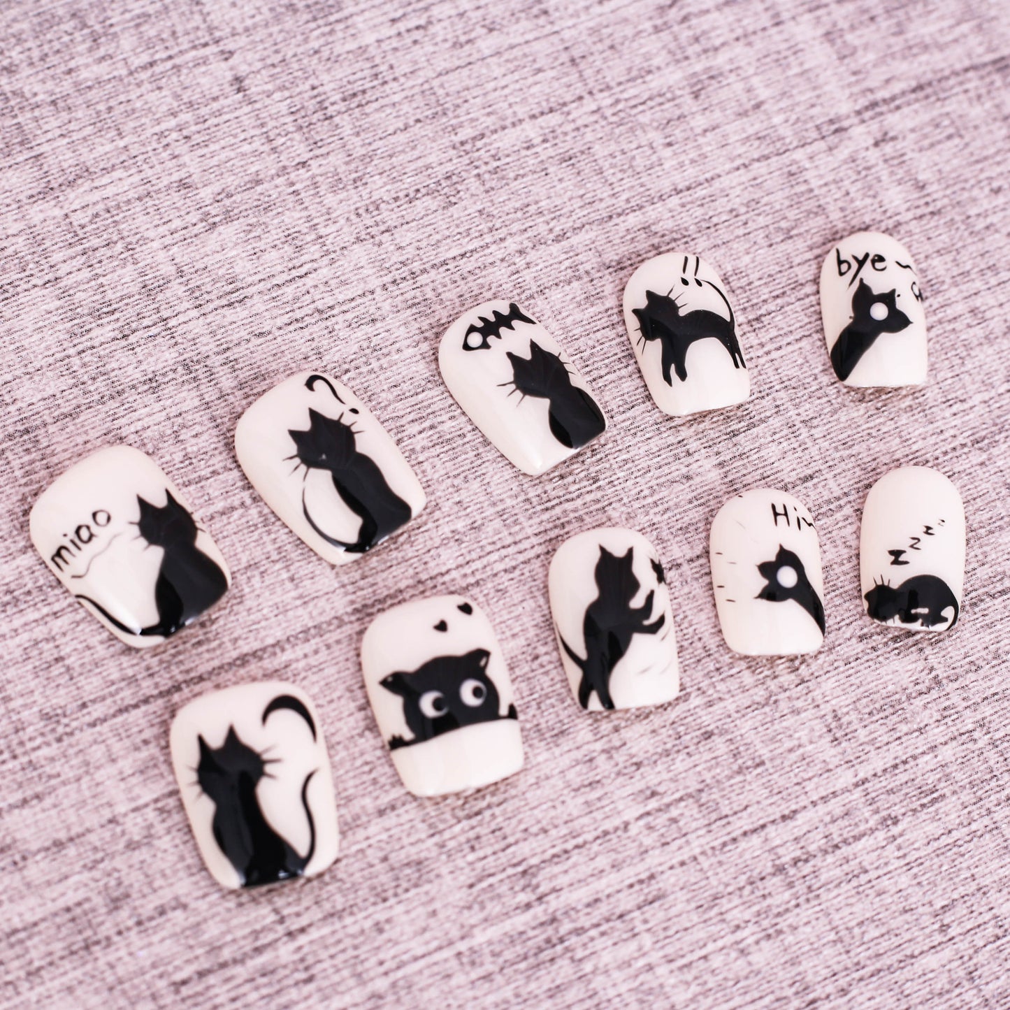 Neko Kawaii Paws Press On Nail