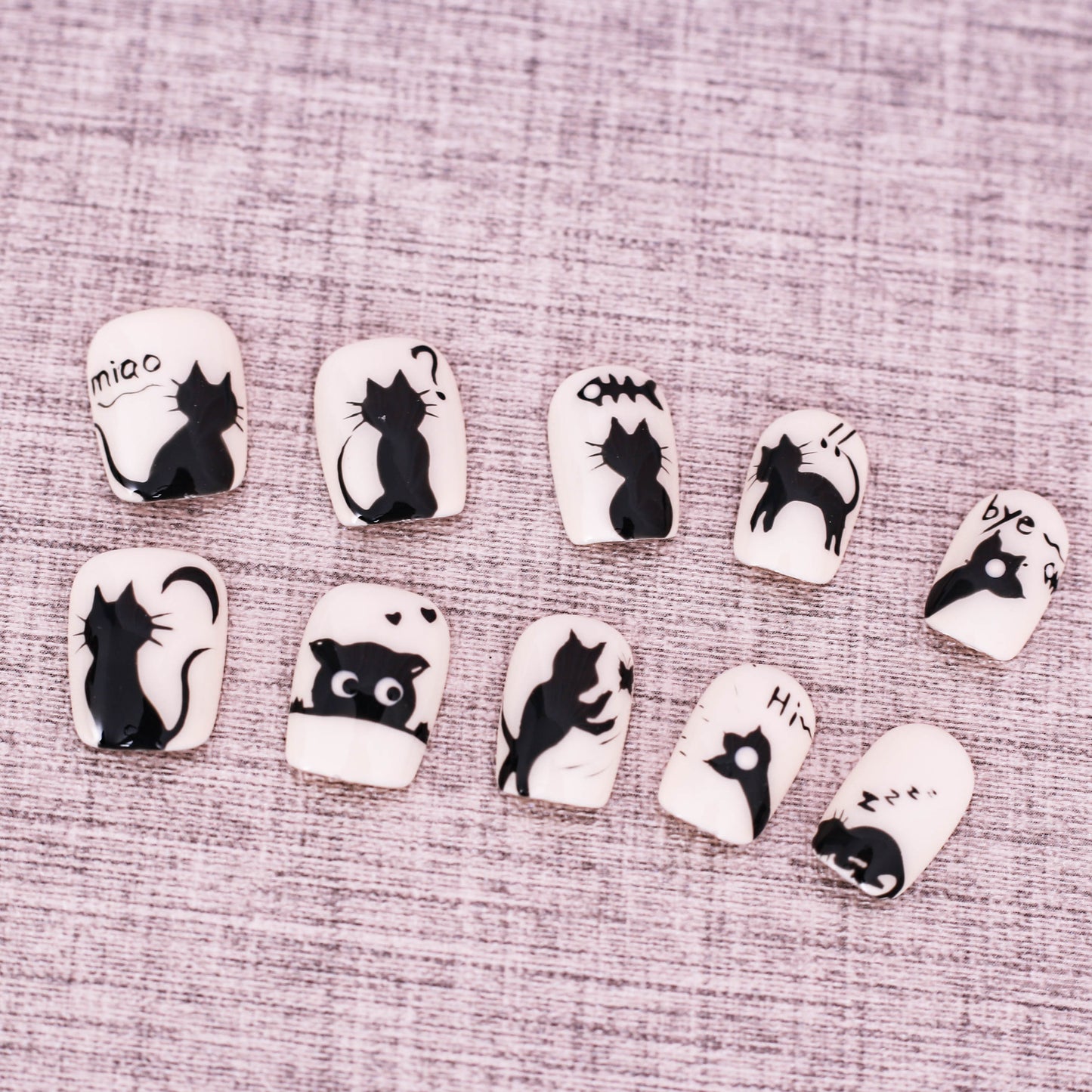 Neko Kawaii Paws Press On Nail