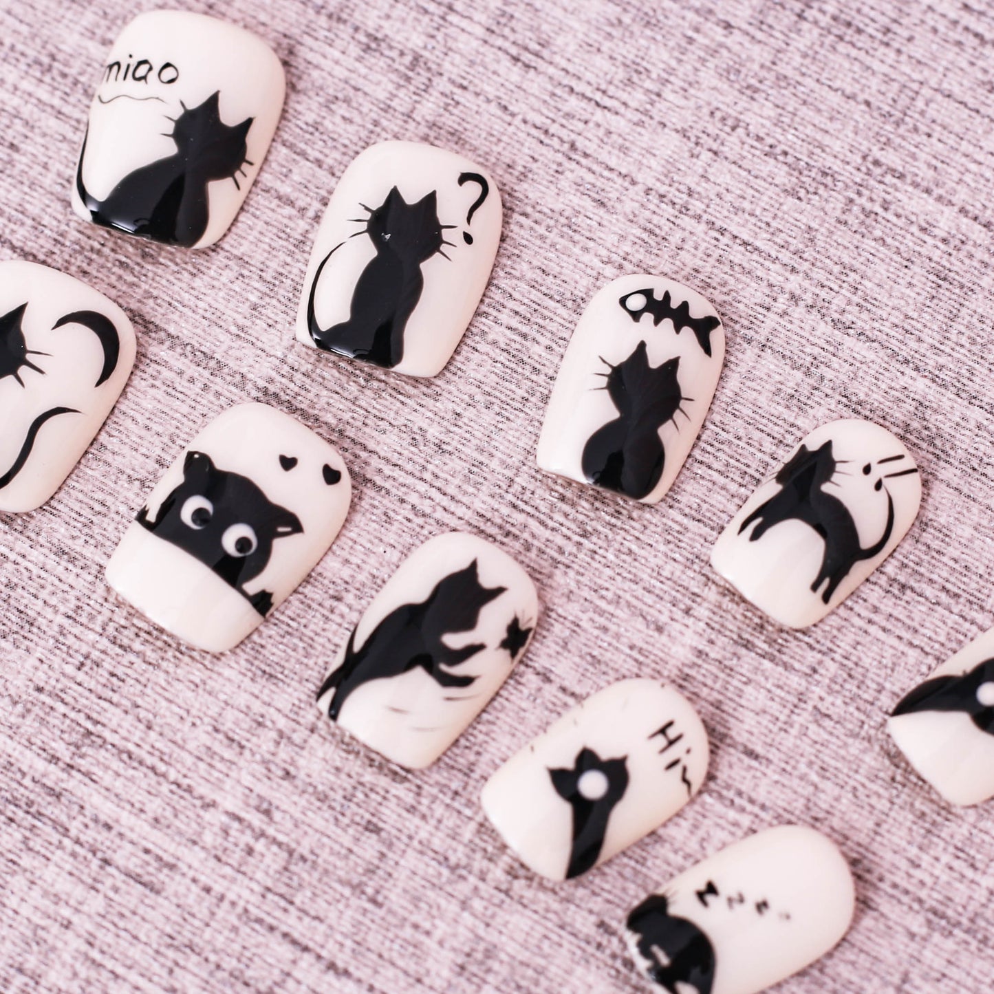 Neko Kawaii Paws Press On Nail