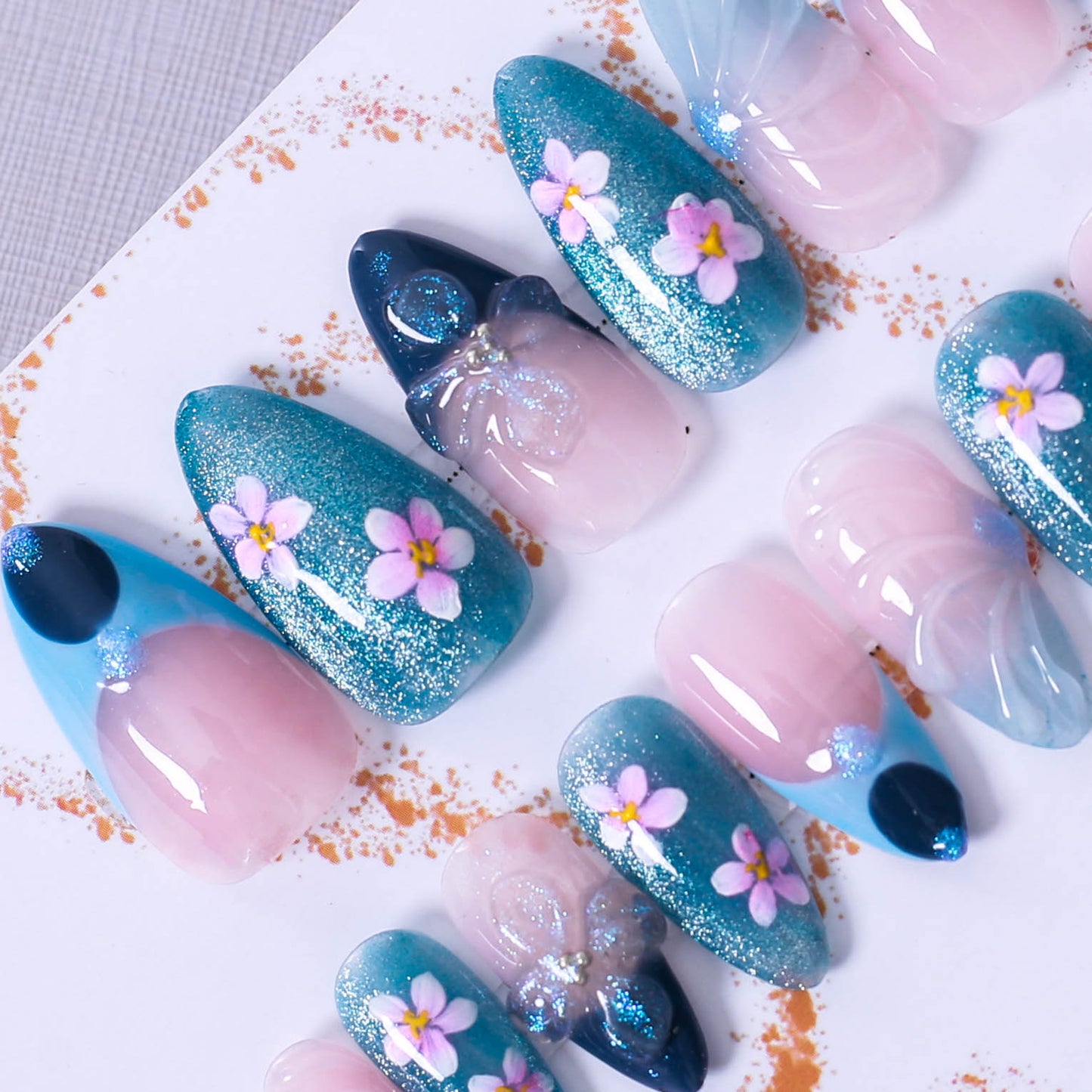 Floral Spring Dream Press On Nail