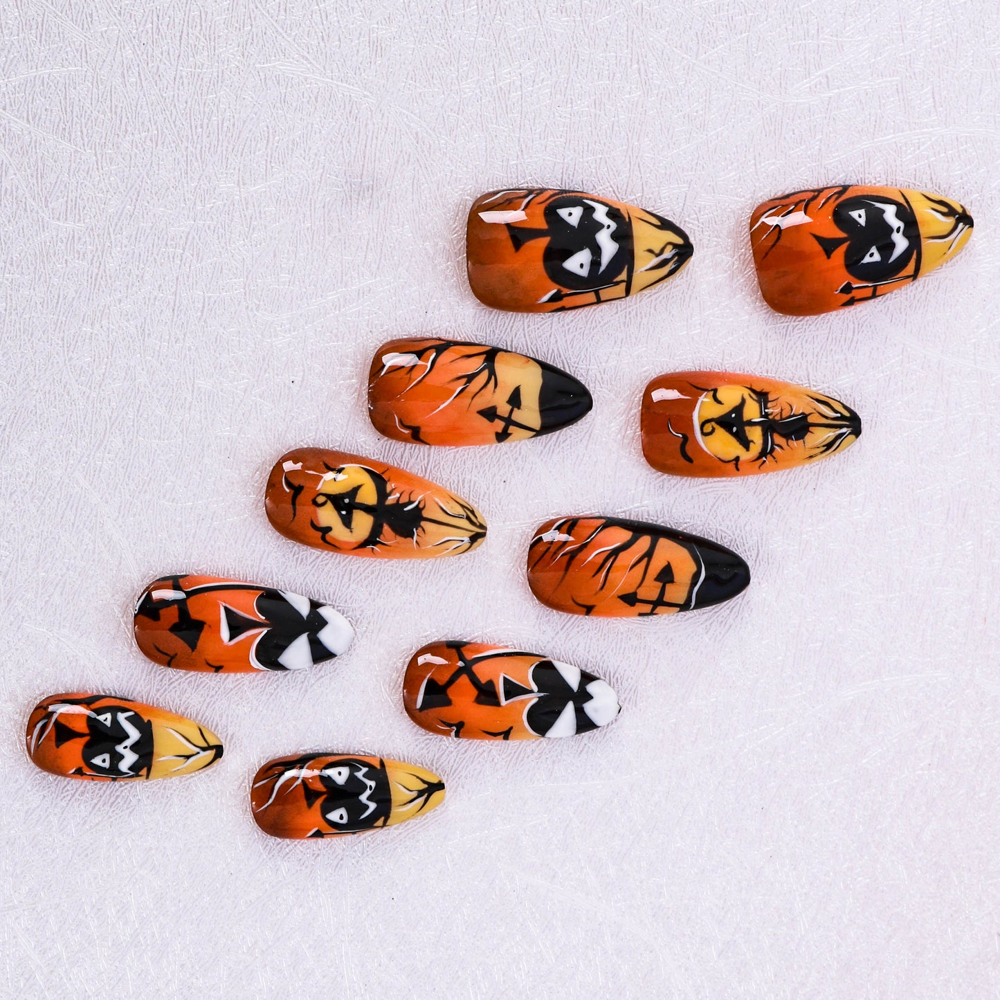 Haunted Pumpkin Patch Press On Nail