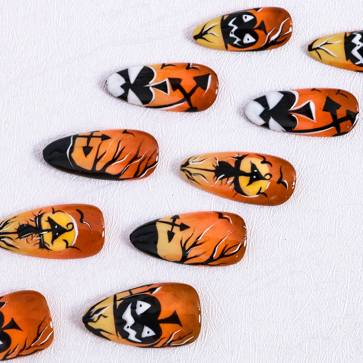 Haunted Pumpkin Patch Press On Nail