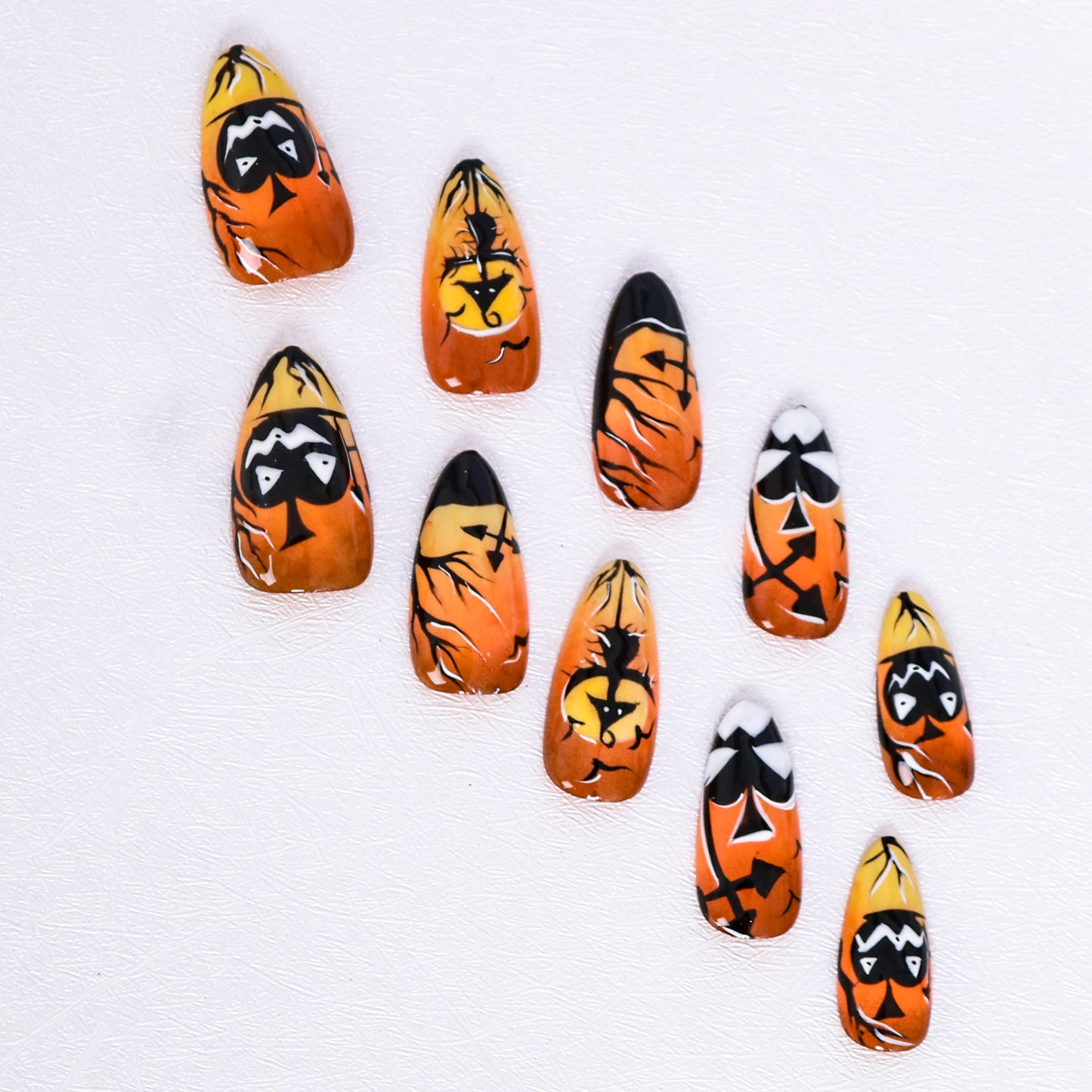 Haunted Pumpkin Patch Press On Nail