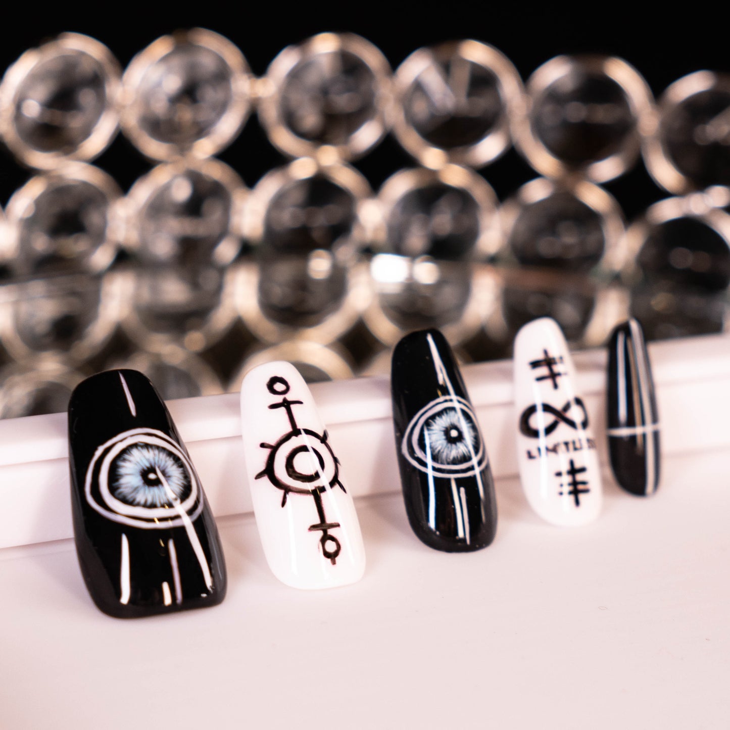 Limitless Geometric Vision Press on Nail