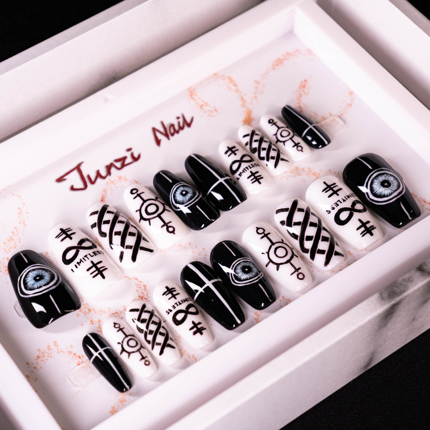 Limitless Geometric Vision Press on Nail